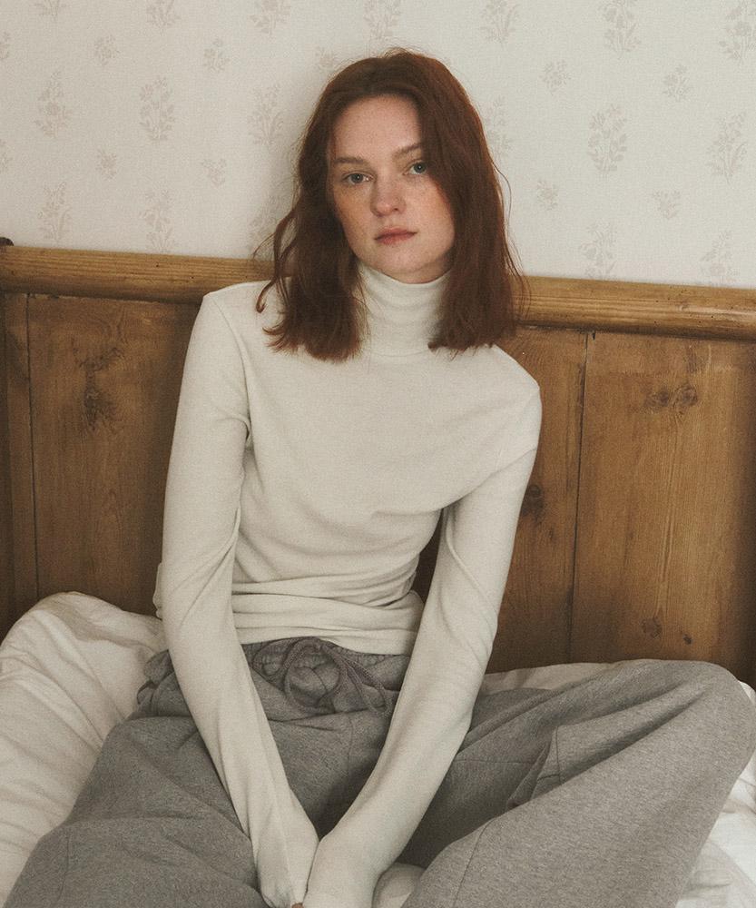 Aau [2Pack] Wool Tencel Turtleneck Top_6 Colors Mint