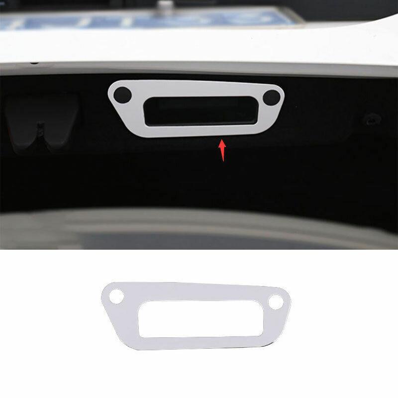 Серебристая алюминиевая накладка на ручку задней двери багажника для Benz C-Class 2015-
