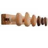 Solid Wood No-Punch Wall-Mounted Coat Hook