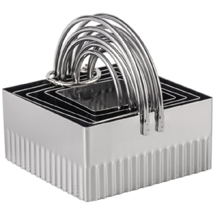 Stainless Steel Cookie Molds With Handle Multipurpose Cutters For Cakes Sandwiches Dishwasher Friendly