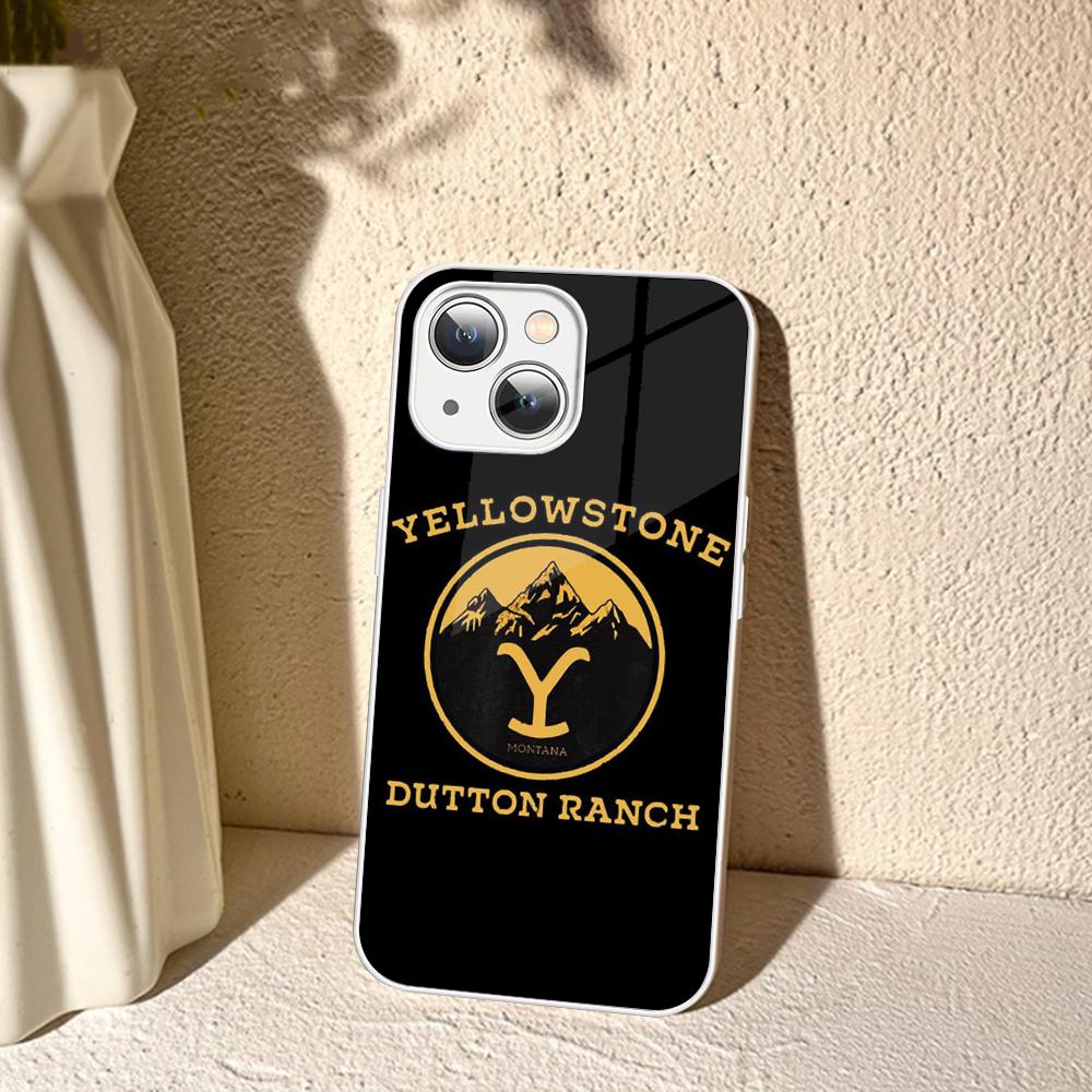American TV Series Yellowstone Phone Case For IPhone 14 13 12 Mini 11 Pro XS Max X XR 14 Plus Tempered Glass Cover
