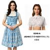 Yixiaoyi Bavarian Dirndl Dress Women's Oktoberfest Costume Polyester Lace