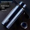 Insulated Stainless Steel Kettle with Tea Infuser, 600-1000ml Capacity - Portable Cup for Car Use