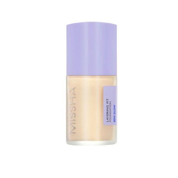 

MISSHA Layering Fit Semi Glow Foundation (21 Vanilla) - Natural Glow