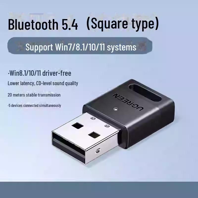 Greenlink Bluetooth 5.0 USB Adapter for Desktop and Laptop Computers (Windows 7/10)