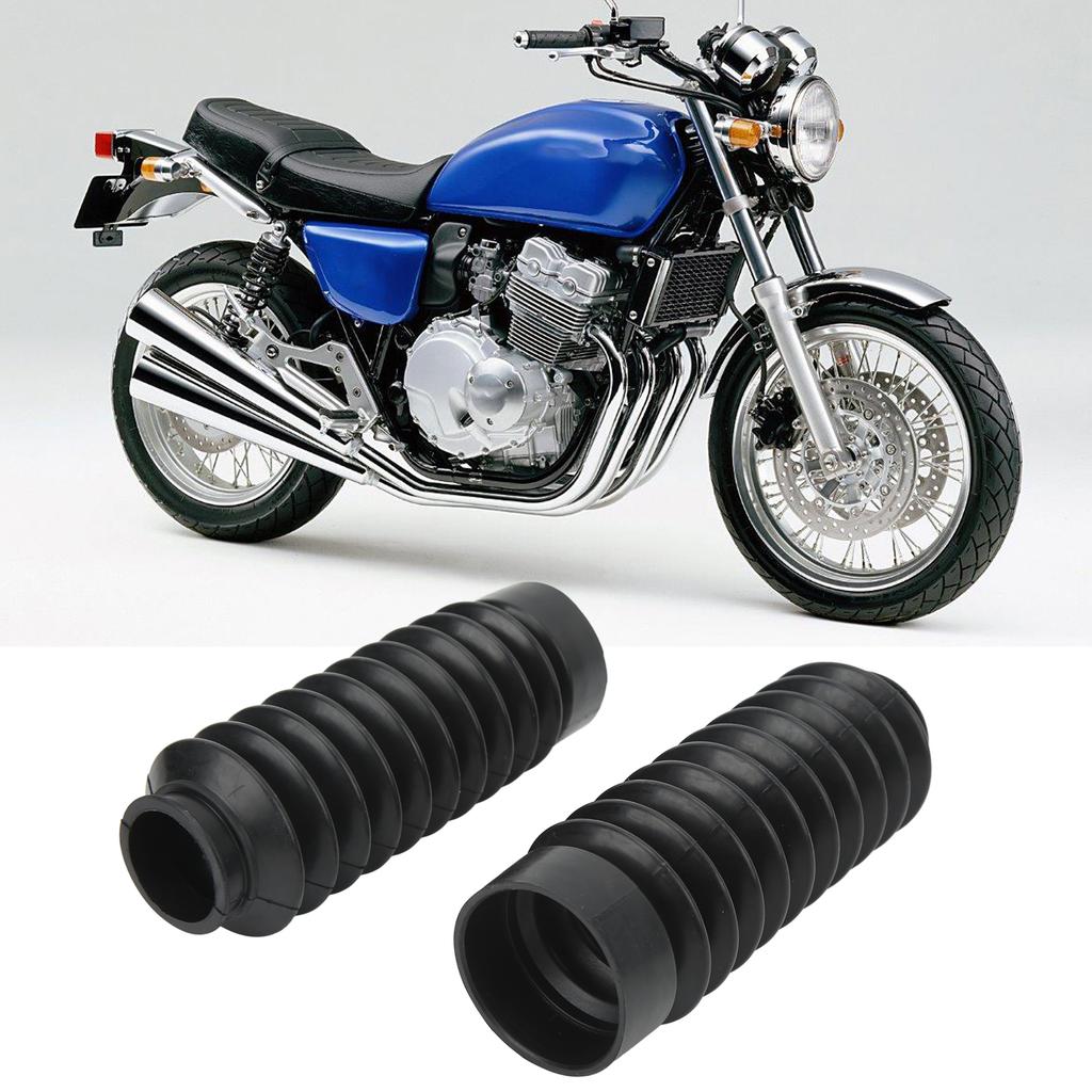 2 Pcs Fork Boot Motorcycle Shock Absorber Protector Covers Replacement for CL400 CB400 CB500 CB400ss