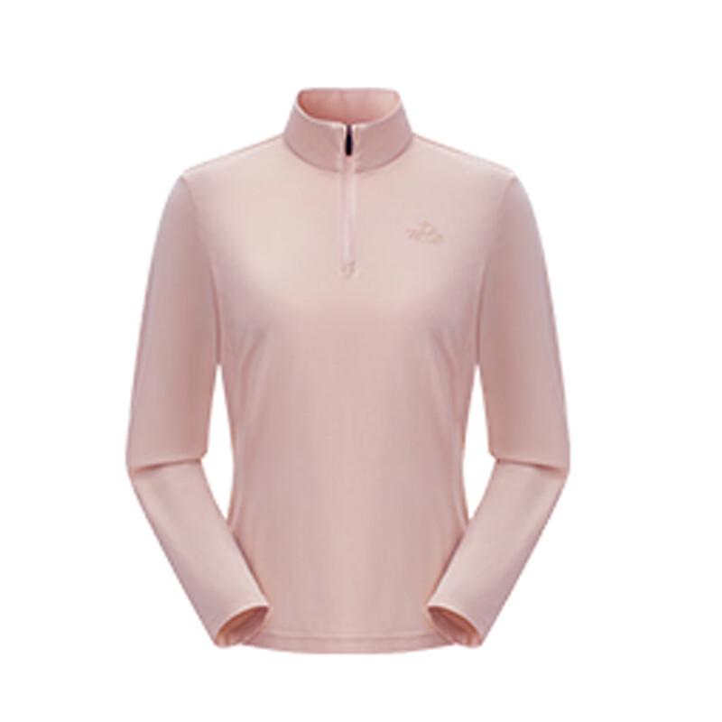 Pelliot Women's Quick-Dry Long Sleeve Stand Collar T-Shirt