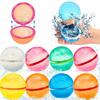 12/6/4/1 Pack Magnetic Reusable Water Ball Quick Fill Self Sealing Silicone Water Ball Kids Summer Pool Outdoor Water Toys