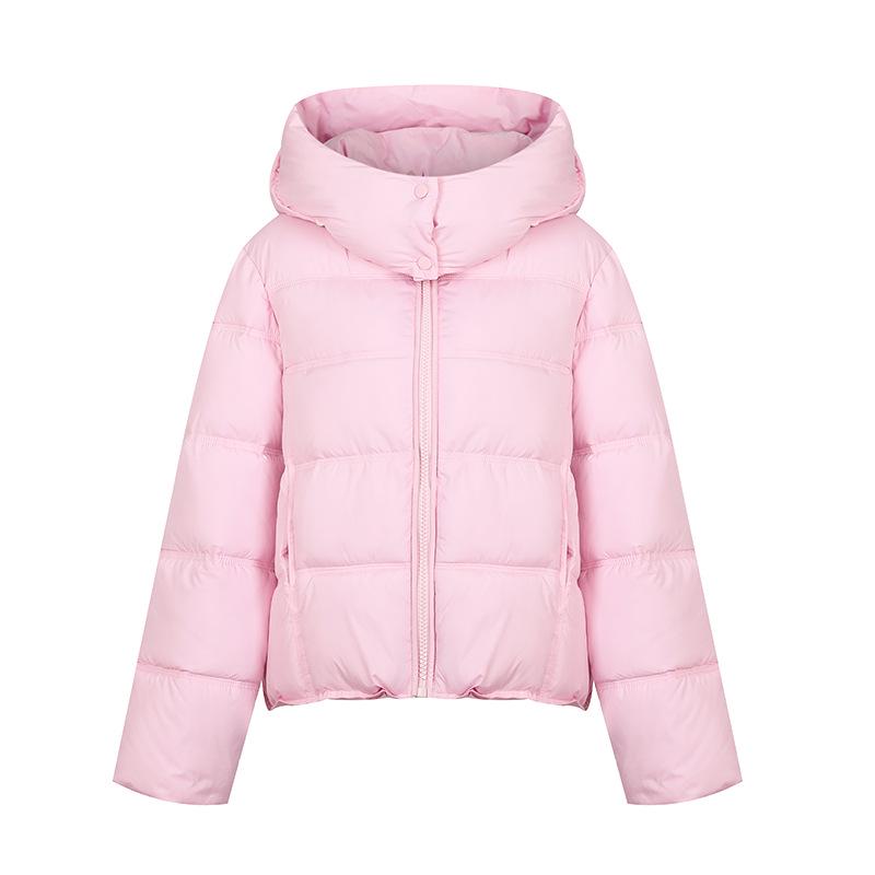 Women`s 2025 Autumn/Winter Hooded Short Puffy