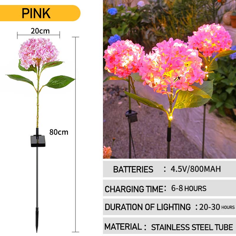 Solar Garden Lights Outdoor,Solar Flowers Lights Outdoor,8 Lighting Modes Solar Lights Outdoor Garden Decorative for Yard Lawn Pathway Decoration