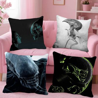 A-Alien Covenant Film Kissenbezug Quadratisches Kissen Schlafzimmer Sofa Freizeit Komfort Kissen Auto Wohnzimmer Heimdekoration