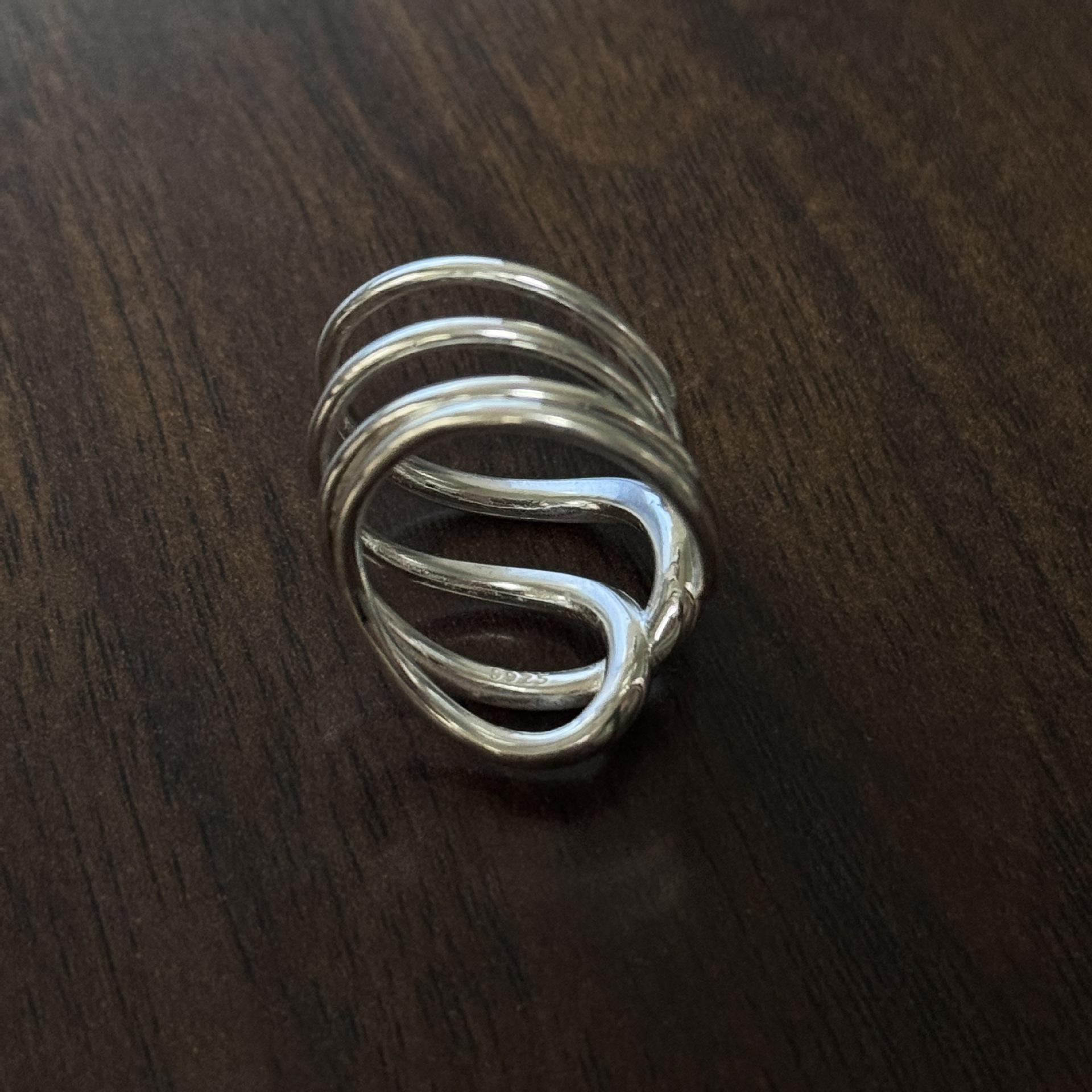 Tyndall Effect Women s Geometric Open Ring - Simple, Stylish Niche Design Adjustable Open Size