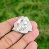 Natural Black Onyx 925 Silver Multi Stone Flower Adjustable Ring For Women