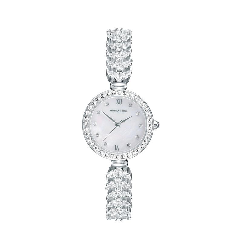 Fashion Gypsy Mermaid Bracelet Ladies Watch Delicate Fritillary Diamond Waterproof Quartz Watch