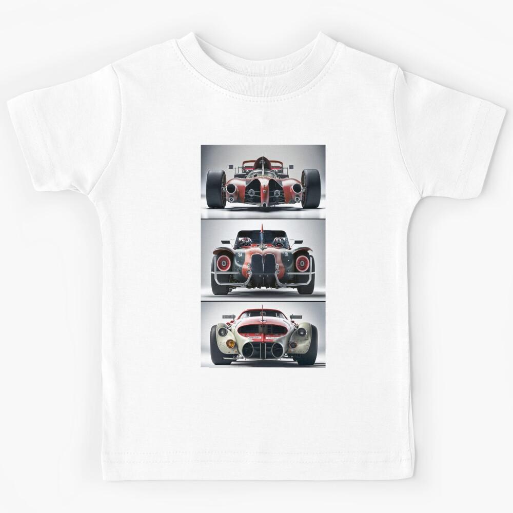 Vintage Racecars Kids T-Shirt 140