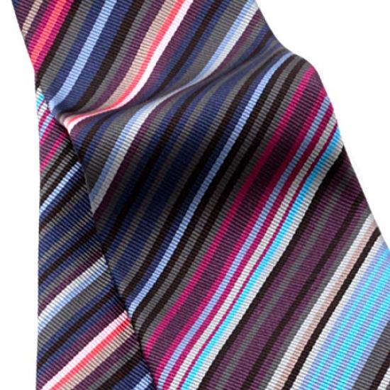 (Paul Smith) PAULSMITH Paul Smith Tie Purple Stripe PSJ-403 [Used]