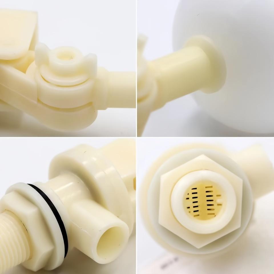 1/2Pcs Float Valve Stable Water Float Valve Shut Off 1/ 2" Automatic Waterer Bowl Fill Feed Water Trough Horse Cattle Sheep Pig Dog Water Float Valve