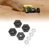 4pcs RC Hex Coupler Professional Aluminum Alloy RC Wheel Hex Adapter for 1Celsius10 RC Cars