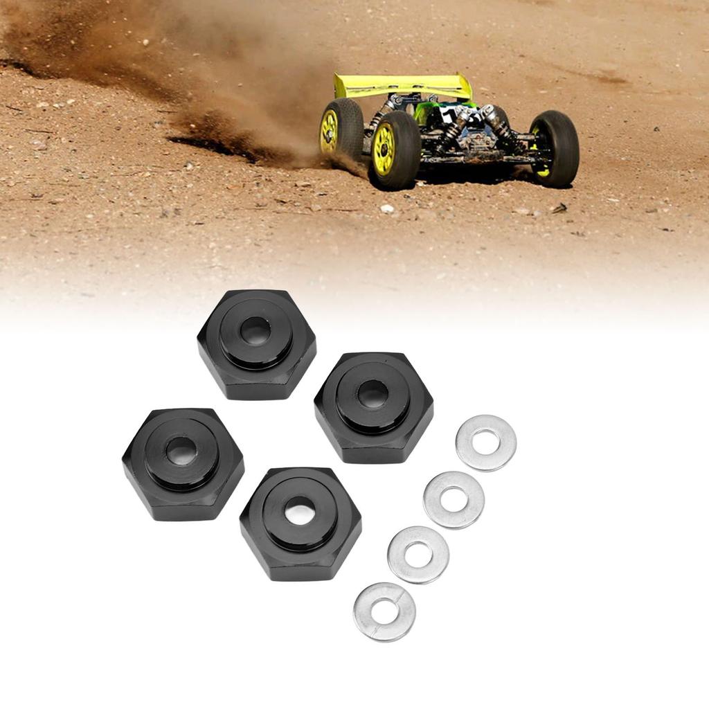 4pcs RC Hex Coupler Professional Aluminum Alloy RC Wheel Hex Adapter for 1Celsius10 RC Cars