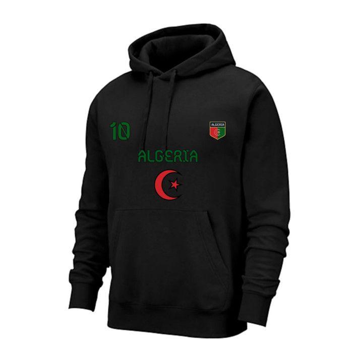 Sweat à capuche Algérie homme noir - - Noir