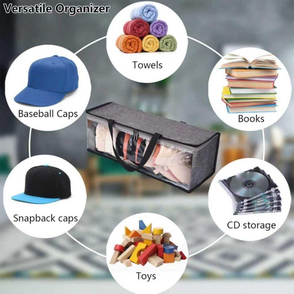 Clear Window Cap Storage Organizer Dust-proof Baseball Hat Organizer  Travel Bag