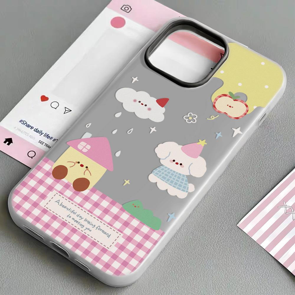 Malt telefondeksel til iPhone 15 11 13 14 for 15 16 Pro Max 12 13 16 Pro Søtt Fasjonabelt Morsomt Lanyard-telefondeksel Siste Toppselgende Anbefalinger