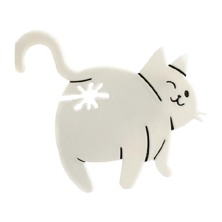 Sturdy Polylactic Acid Cats Butt Bread Bag Clip for Long Time Use Food Protective and Decoration