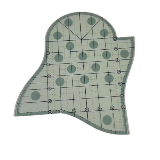 

Креативные сетки Фестон Лоскутное одеяло Линейка Многофункциональный Видимый Прозрачный Шаблон для Квилтинга для