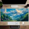Modern Desk Mat Mouse Pad Office Desk Mat Soft Cloth Surface Natural Rubber Base for Home Office PC Laptop Work Professional Des