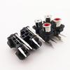 RCA 4-Position Female Socket Audio Input Connector