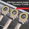 1Pcs Hardware Hand Tool Ratchet Wrench With Multiple Size Plum Spanner Two-way Quick Wrench