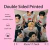 Korean Boy Team E-Enhypen Pillow Case Pattern Printing Pillowcase Living Room Sofa Cushion Cover Bedroom Room Decor