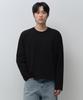 Regular Long Sleeve Crop T-Shirt [Black]
