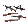 Military Building Blocks Accessories Soldier Figures Weapons Guns Mini Bricks USA Soviet Pistols Kids Toy Gifts Set R050