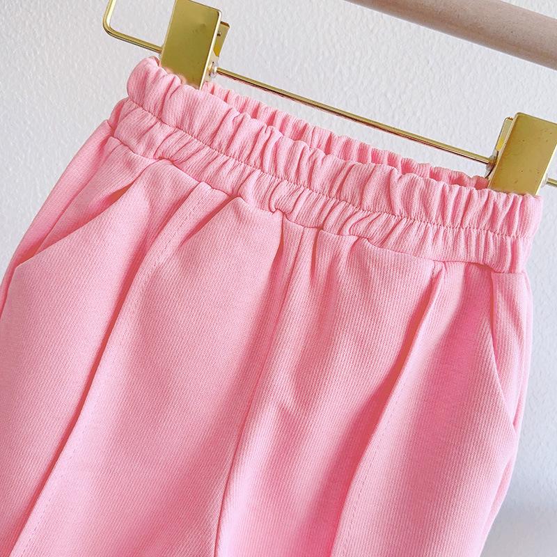 Spring-Style Baby Girl Babydoll Top & Long Pants Set