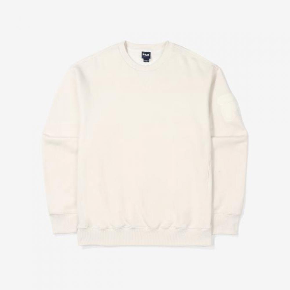 Fila Cotton Blend Fleece Sweatshirt beige/95