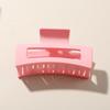 8.5CM x 10.5CM Rectangular Matte PS Hair Clip - Simple Shark Hair Accessory