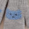 Kinderhandschuhe Winter Baby Gestrickte Verdickte Handschuhe Cartoon Kleinkind Vollfinger Fäustlinge Warmer Winddichter Handschuh für Jungen Mädchen
