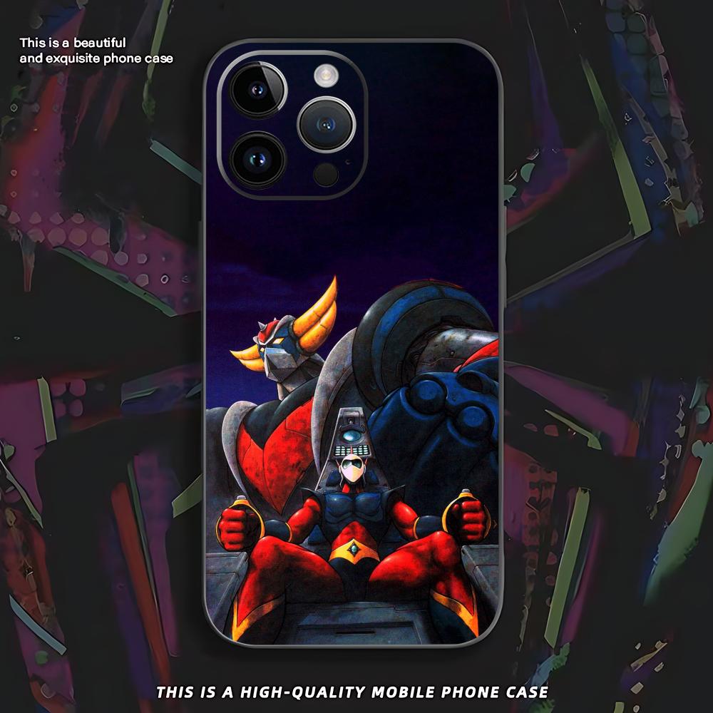 UFO Robot G-Goldoraes Phone Case For iPhone 17 Air 16 E 15 14 13 12 11 XS XR Plus Mini Pro Max Soft Black Cover