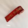 Fabric Trim Christmas Wrapping Ribbon Merry Christmas Bow Decorative Webbing  Clothes Accessories