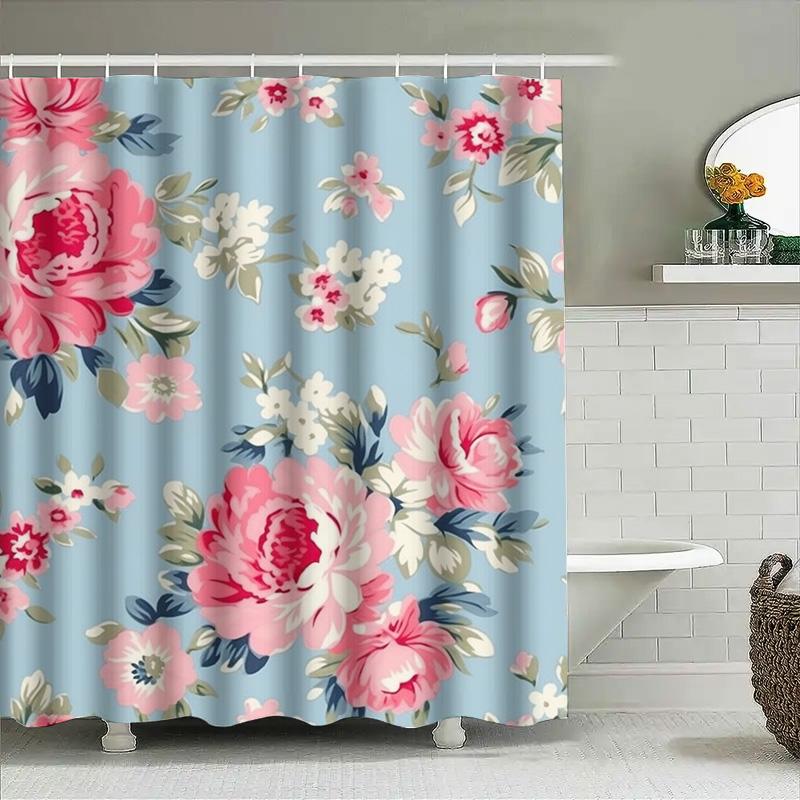 Watercolor Feather Shower Curtain Multicolor Home Decor Bathroom Accessories for Kids Bathrooms.