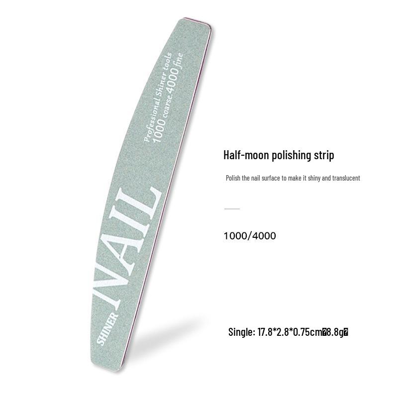 Non-shedding Washable Double-sided Nail File for Polishing and Sanding