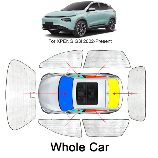 For XPENG G3i G9 -2025 Car Sunshades UV Protection Cover Side Window Curtain Sun Shade Visor Windshield Auto Accessories