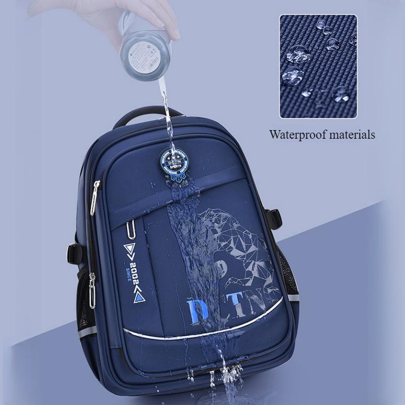 School Open Must Have Children's Backpack New Refrigerator Style Side Door Schoolbag Lightweight Burden Reduce Primary Secondary School Boys' Book Bag