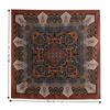 68×68cm Floral Print Scarf Floral Print Paisley Print Scarf Elegant Soft Neck Scarves  for Women