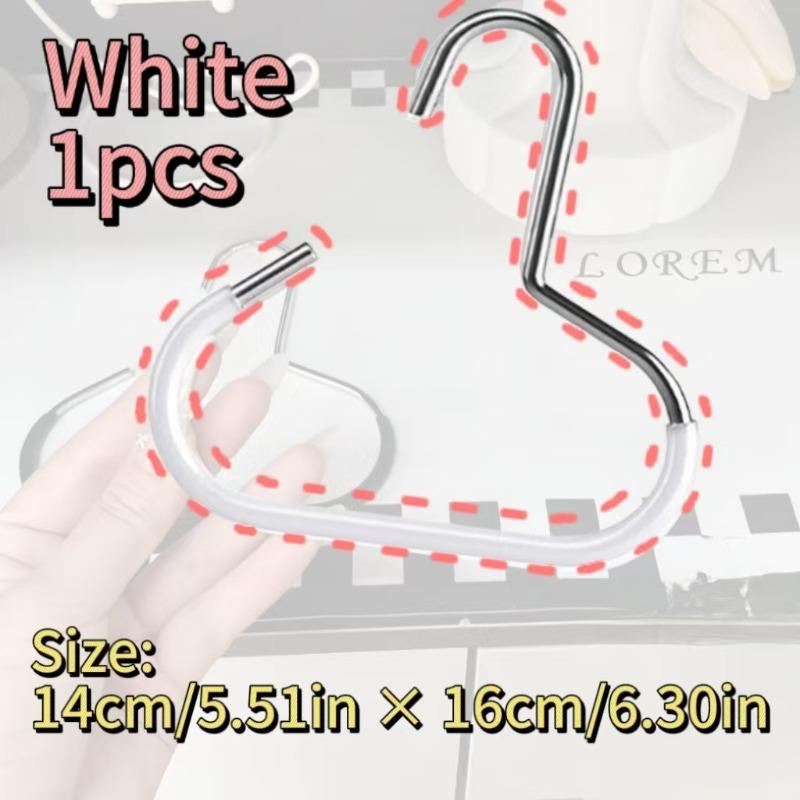 1-20Pcs Circle Ring Hat Hanger Versatile Manganese Steel Round Hook - Perfect for Hats,Ties,Scarves & Bags,Strong Load-Bearing