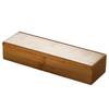Felimoa Bamboo Cutlery with for Ideal for Shops and Restaurants Case, 30x9cm, Lid, Chopsticks,