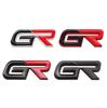 3D Metall GR Buchstaben Kühlergrill Emblem Plakette Heckklappe Aufkleber Decals für Corolla CHR RAV4 Yaris Prado Prius Camry