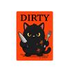 Heavy Duty Magnetic Sign Clean Dirty Dishwasher Magnet, Acrylic Cartoon Animal Sign, Double-Sided & Magnet for Kitchen Decoration Double Sided