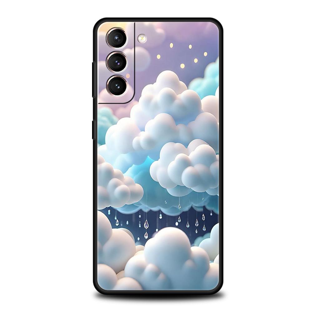 

Милый чехол-облачко для Samsung Galaxy S25 S24 S23 S22 S20 S21 FE Ultra S10 S10E S9 Plus 5G Мягкий ТПУ Чехлы Обложки Capas Coque samsung s10